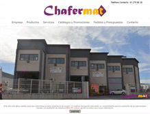 Tablet Screenshot of chafermat.com